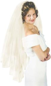 img 2 attached to 👰 Wilton 120-285 Veil Double Layer Rolled, Ivory - Elegant Bridal Accessory for Added Charm