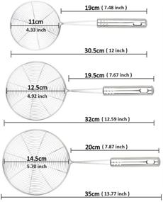 img 2 attached to 🍜 Stainless Steel 30cm 5Cm Swift Noodle Spaghetti Strainer