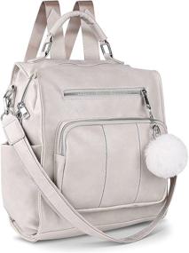 img 4 attached to 🎒 Versatile Women's Fashion Backpack: A Perfect Blend of Style, Functionality, and Multipurpose Handbag