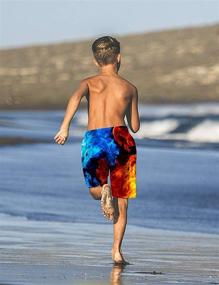 img 2 attached to 🍍 ALISISTER Pineapple Print Boardshorts with Drawstring - Lightweight Swimwear and Boys' Clothing