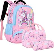 unicorn school backpack cartoon pencil логотип