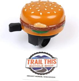 img 3 attached to 🍔 Cheeseburger Bicycle Fun Bell: Hit the Trails with this MTB Road Cruiser Bikes Burger/Hamburger-themed Accessory