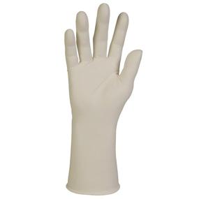 img 1 attached to 🧤 Kimberly Clark PFE-Xtra Latex Exam Gloves (50501) - Ambidextrous, 10.2 Mil, 12" Small Size - Natural Color - 50/Box