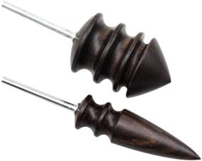 img 4 attached to 🔥 DYWISHKEY Pointed Tip Narra Leather Burnisher Slicker Tool Drill Sets-1/8 Inch Shank for Dremel Rotary Tools (2Pcs): Efficient Leatherworking Accessories