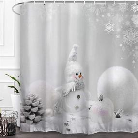 img 4 attached to ALFALFA Christmas Curtains Polyester Curtains