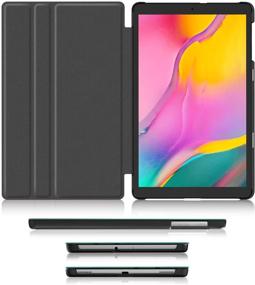 img 2 attached to Soke Galaxy Tab A 10.1 Case 2019 - Premium Shockproof Stand Folio Case with Multi-Viewing Angles and Soft TPU Back Cover for Samsung Galaxy Tab A 10.1 inch Tablet [SM-T510/T515/T517] - Aqua