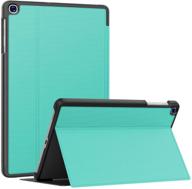 soke galaxy tab a 10.1 case 2019 - premium shockproof stand folio case with multi-viewing angles and soft tpu back cover for samsung galaxy tab a 10.1 inch tablet [sm-t510/t515/t517] - aqua logo