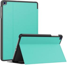 img 4 attached to Soke Galaxy Tab A 10.1 Case 2019 - Premium Shockproof Stand Folio Case with Multi-Viewing Angles and Soft TPU Back Cover for Samsung Galaxy Tab A 10.1 inch Tablet [SM-T510/T515/T517] - Aqua