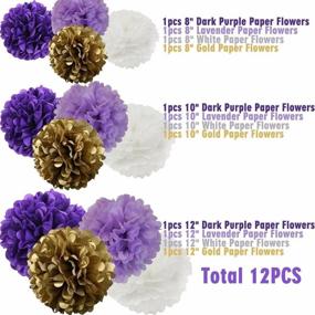 img 1 attached to 🌸 Purple Flower Birthday Banner: Stunning Decor for Your Special Event!