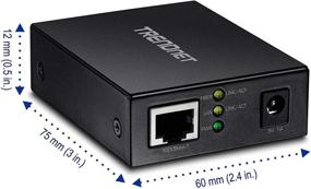 img 2 attached to 🔌 TRENDnet TFC-GSFP: 1000BASE-T to SFP Fiber Media Converter - High-Speed Gigabit Ethernet Conversion, 4Gbps Switching Capacity