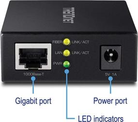 img 3 attached to 🔌 TRENDnet TFC-GSFP: 1000BASE-T to SFP Fiber Media Converter - High-Speed Gigabit Ethernet Conversion, 4Gbps Switching Capacity