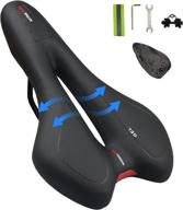 🚲 anboves gel mountain bike seat cushion for men and women - comfortable and waterproof bicycle saddle replacement for mtb, stationary exercise, outdoor and road bike logo