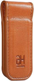 img 3 attached to 📎 Magnetic Genuine Leather Business Holder: Sleek and Secure Organizer for Professionals