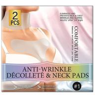 🔘 innovative chest wrinkle pads: prevent skin lines with upgraded silicone anti wrinkle patches! reusable overnight wrinkle remover for chest & neck. logo