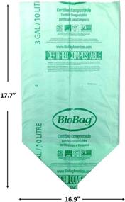 img 3 attached to 🌱 BioBag (USA) Original Compostable Bag, 3 Gallon, 300 Count - 100% Certified Kitchen Food Scrap Bags