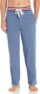 👖 izod sueded striped waistband heather men's sleep & lounge clothing logo