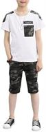 👕 boys' clothing sets - camouflage outfits clothes with sleeves - pieces of camouflage clothes logo