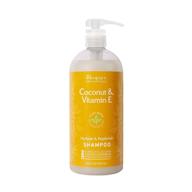 🥥 coconut & vitamin e shampoo for dry hair - moisturizing sulfate-free, paraben-free, color-safe renpure plant-based hydrating shampoo for men & women logo