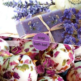 img 2 attached to 🌸 Premium Assorted 20-Pack Dried Flower Herbs - Rosebuds, Lavender, Chrysanthemum, and More for Soap Making, Candle Crafting, Resin Jewelry, Bath Enhancements, Nail Lip Gloss Creation