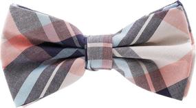 img 2 attached to 🎩 Stylish Bowtie with a Matching Pocket Square - Premium Men's Accessories for Ties, Cummerbunds & Pocket Squares