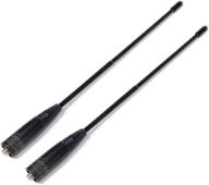 📶 enhance communication range with walkie talkie antenna na-701c - 8-inch vhf/uhf handheld two-way radio antenna (2 pack) by luiton logo