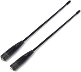 img 4 attached to 📶 Enhance Communication Range with Walkie Talkie Antenna NA-701C - 8-Inch VHF/UHF Handheld Two-Way Radio Antenna (2 Pack) by Luiton