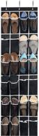 👠 zober 24-pocket over-the-door shoe organizer - maximize shoe storage, accessories, toiletries, and laundry items - 64" x 18 logo