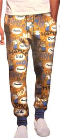img 1 attached to Simpsons Jogger Sleep Lounge Pants