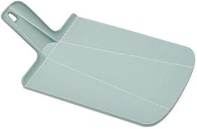 img 4 attached to 🔪 Joseph Joseph Chop2Pot Foldable Plastic Cutting Board, 15 x 8.75, Non-Slip Feet, 4-inch Handle, Dishwasher Safe, Small Size, Dove Gray