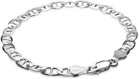 img 2 attached to Sterling Polished Italian Mariner Bracelet