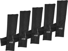 img 4 attached to 🌞 Cosmos 5 Pack Cooling Arm Sleeves - Sun UV Protection Covers for Outdoor Sports