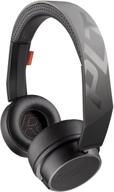 🎧 black plantronics backbeat fit 500 wireless on-ear sport headphones with p2i's sweat-resistant nano-coating technology logo