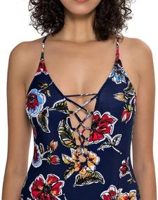 img 1 attached to COCOPEAR Printed Swimsuit Monokini Swimwear Women's Clothing in Swimsuits & Cover Ups