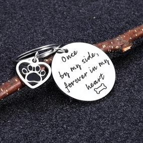 img 2 attached to Memorial Keychain Bereavement Remembrance Pawprints