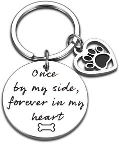 img 4 attached to Memorial Keychain Bereavement Remembrance Pawprints