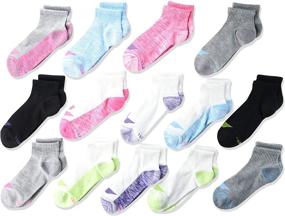 img 3 attached to 🧦 Stay Cool and Comfortable with Hanes Ultimate Girls' Cool Comfort 14-Pair Ankle Socks