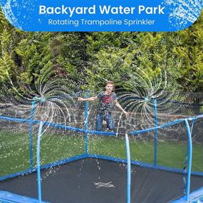 img 3 attached to Outdoor Backyard AOJI Trampoline 🤽 Sprinkler: Enhance Fun and Cooling Experience