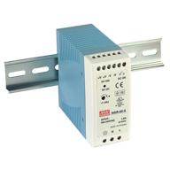 💡 reliable & efficient mean well mdr-60-12 ac to dc din-rail power supply: 12v, 5 amp, 60w logo