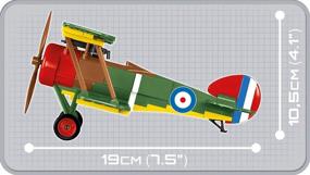 img 1 attached to 🛩️ COBI Historical Collection Sopwith Camel: Relive WWI Aviation History with This Authentic Model