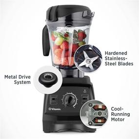 img 3 attached to 🥤 Vitamix Black 7500 Professional-Grade Blender with 64 oz. Low-Profile Container