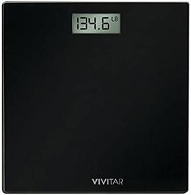 img 1 attached to 🔲 Vivitar Black Digital Bathroom Scale, PS-V134-B - Accurate and Lightweight