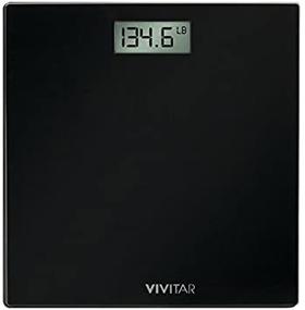 img 2 attached to 🔲 Vivitar Black Digital Bathroom Scale, PS-V134-B - Accurate and Lightweight