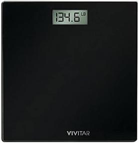 img 4 attached to 🔲 Vivitar Black Digital Bathroom Scale, PS-V134-B - Accurate and Lightweight