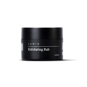 img 4 attached to 🧖 Lumin Men's Activated Charcoal Exfoliating Rub (1 oz) - Face Exfoliator for Reducing Dullness, Dryness, Dark Spots, Blackheads, Shaving Irritation - Achieve Your Best Look