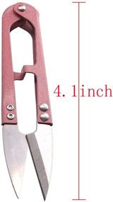 img 1 attached to 🧵 Penta Angel 4.1inch Sewing Scissors Yarn Thread Cutter Mini Small Snips Trimming Nipper - Pink, 3PCS: Perfect Stitch and DIY Tool