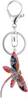 🐉 multicolored dragonfly keychain keyring by luckeyui logo