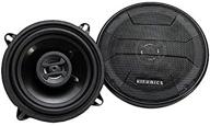 hifonics zs525cx zeus coaxial car speakers (black, pair) – 5.25 inch 2-way car audio speakers, 200 watt, passive crossover, sound system with grills included logo