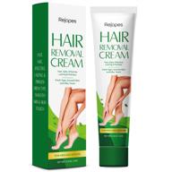 🪒 painless flawless depilatory cream by rejopes - gentle & soothing hair removal cream for women and men, 110g logo