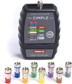 img 4 attached to 🔌 Commercial Grade 8 Port Coax Cable Mapper, Tester, Tracer, Toner - The Ultimate Coaxial Wire Continuity Checker