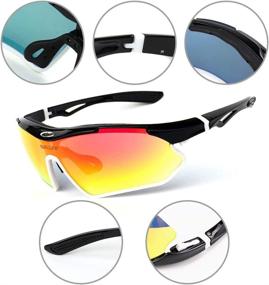 img 1 attached to PiscatorZone Polarized Sunglasses Cycling Unbreakable